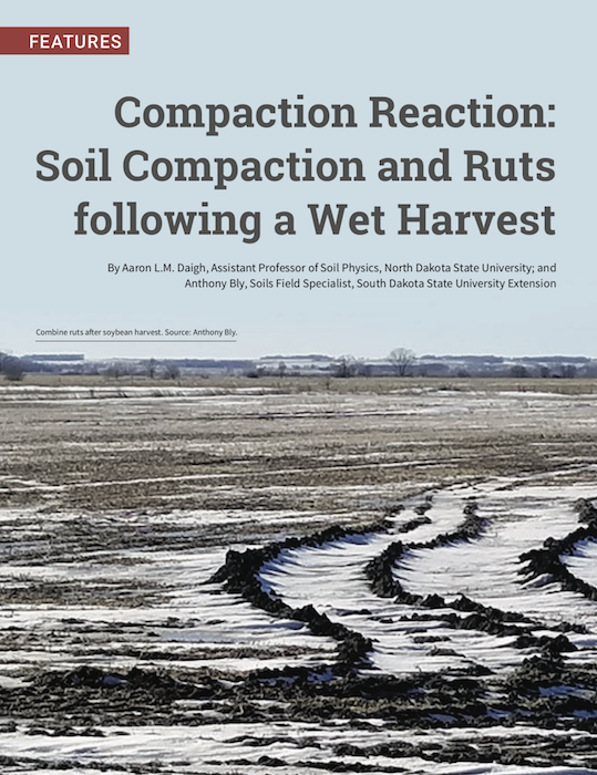  Compaction Reaction: Soil Compaction and Ruts following a Wet Harvest